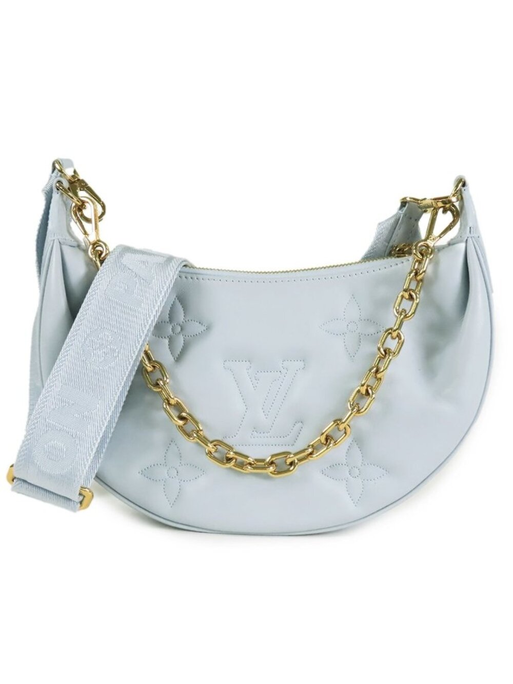 Louis Vuitton Over the Moon Blue Glacier Bubble Glam 2-Way Chain Shoulder Bag